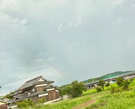 虹を発見🌈